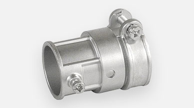 Comb.Coupling EMT to Flex.Conduct-Zinc die cast