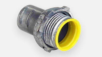 Flex.Connectors-Screw in-Insu. Throat-zinc die cast
